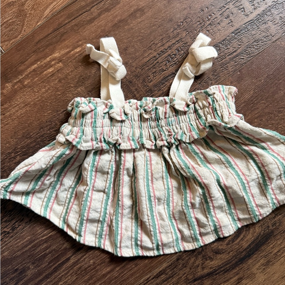 Zara Kids' Multicolor Striped Outfit